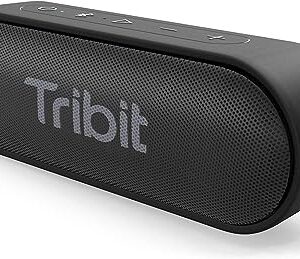 Tribit Altavoz Bluetooth StormBox Flow, altavoz portátil con XBass, altavoz inalámbrico de 30 horas de reproducción, IP67 impermeable, Bluetooth 5.3, TWS, ecualizador personalizado, altavoz tipo C para viajes al aire libre y playa