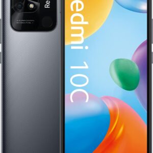 Xiaomi Redmi 10C Smartphone 128GB, Pantalla de 6,71", Snapdragon 680, 18W, 5000mAh, Dual SIM, Cámara de 53MP de resolución, Gris