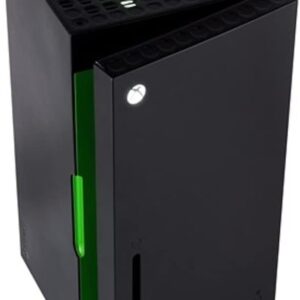 XBOX Series X Mini nevera silenciosa, 10 litros, 12 latas para habitación y coche, mini nevera silenciosa, nevera pequeña [Clase de eficiencia energética A+]
