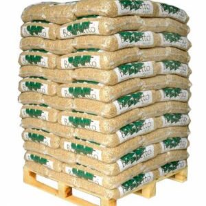 Palet de pellets de abeto 78 sacos